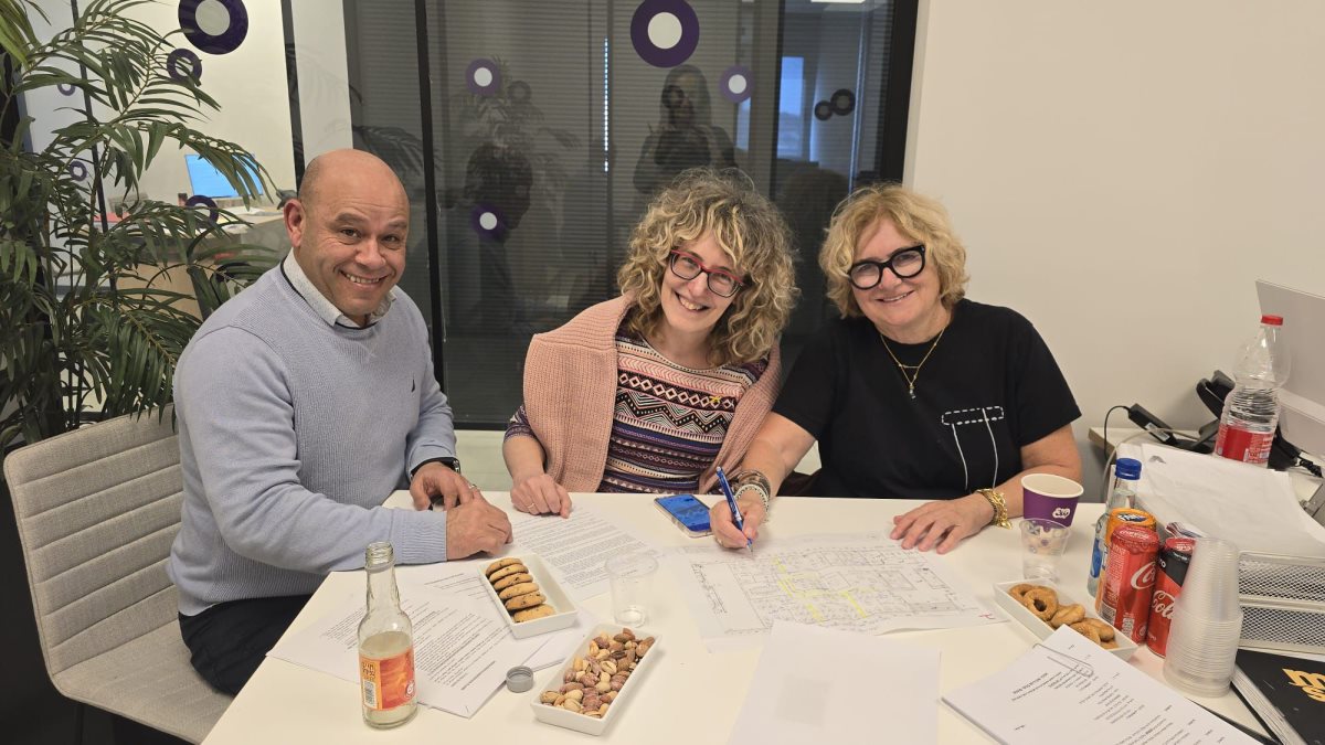 חנה רדו, מייסדת גרופ19, ציפי המר מנכ״לית נגב19. קרדיט - צילום פרטי