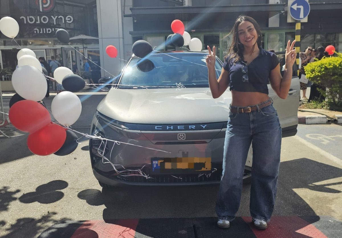 שני אדרי קיבלה את הרכב החדש. צילום: פרטי