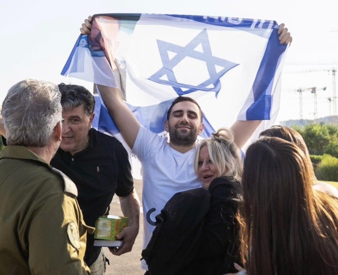 שגב כלפון בפוסט ראשון אחרי השבי. צילום: מתוך אינסטגרם