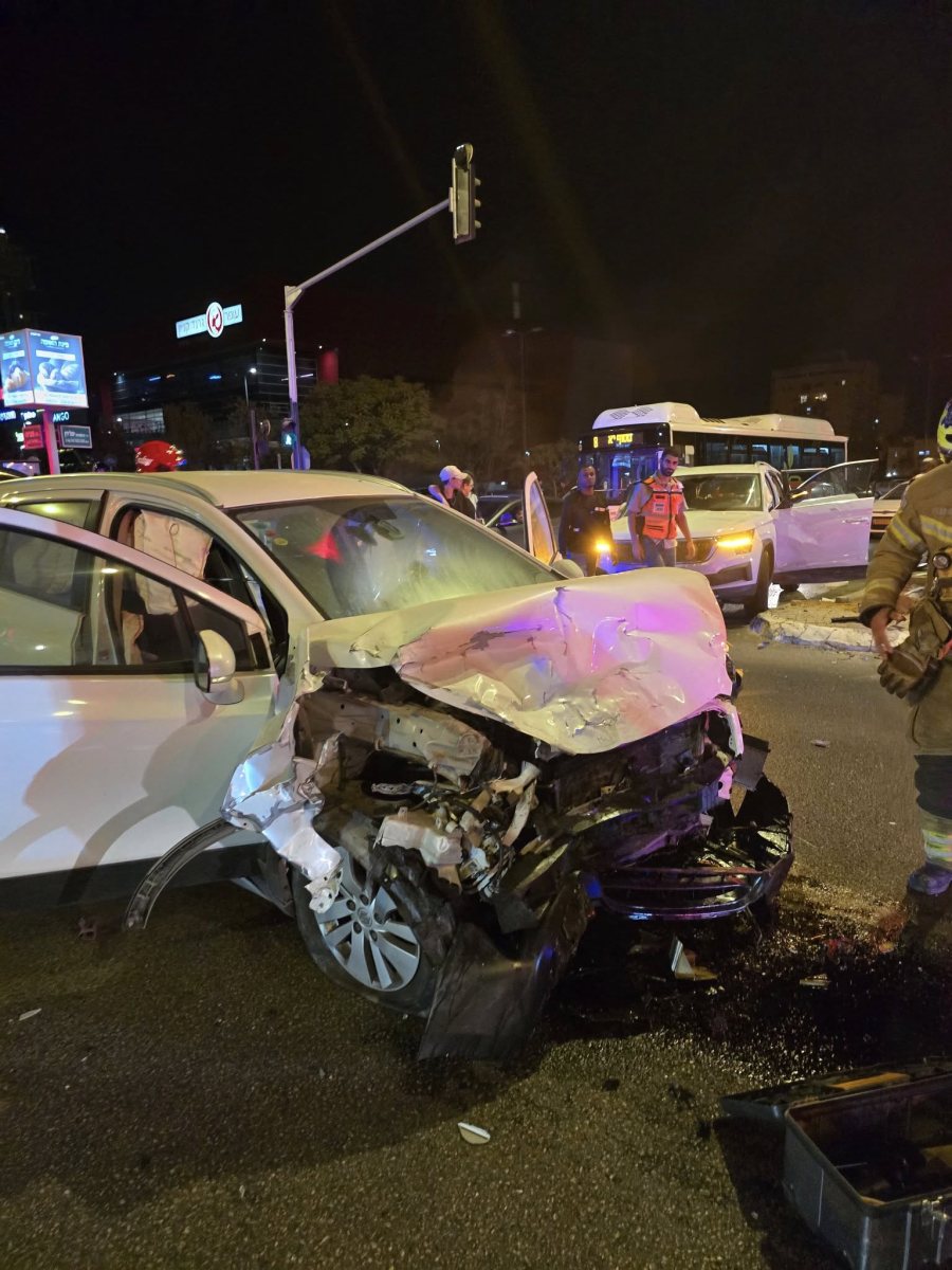 זירת התאונה. קרדיט: מתנאל בושרי