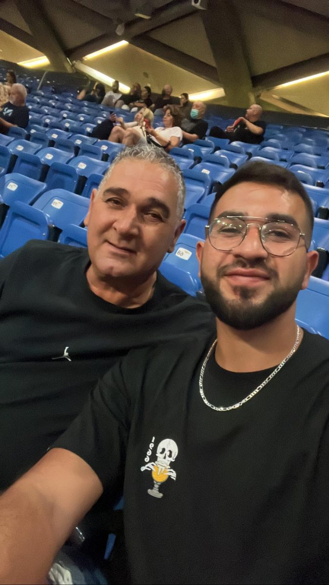 איציק ובנו רני גואילי. צילום: פרטי