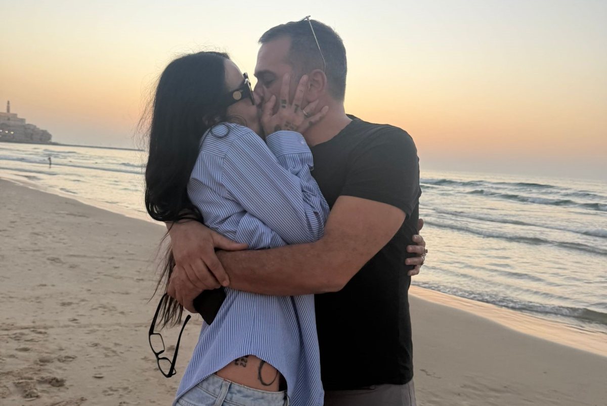 טל שנהר ואוהד כץ מתחתנים. צילום: פרטי