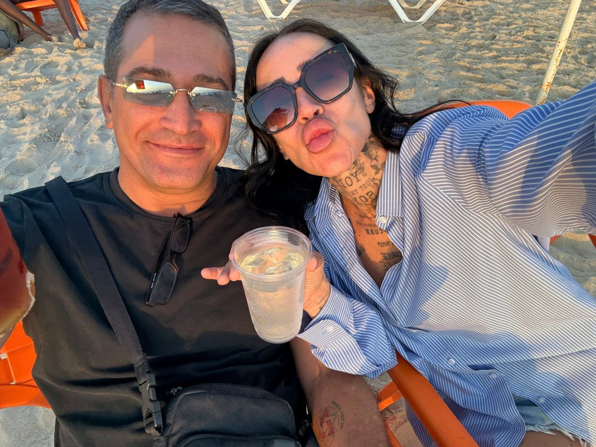 טל שנהר ואוהד כץ מתחתנים. צילום: פרטי