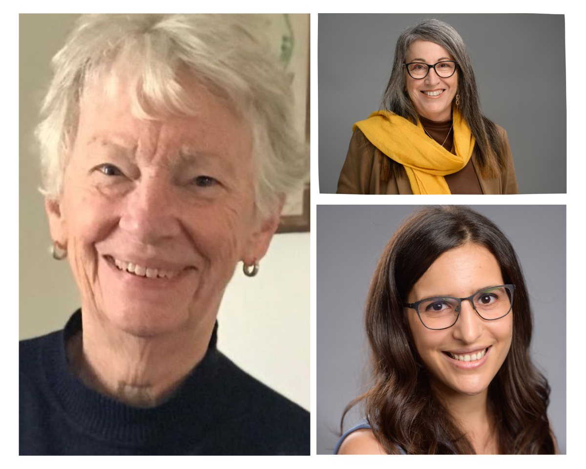 פרופ' אנדריאה ברגר, צליל אינציגר, פרופ' ג'ודי אורבך. קרדיט: דני מכליס