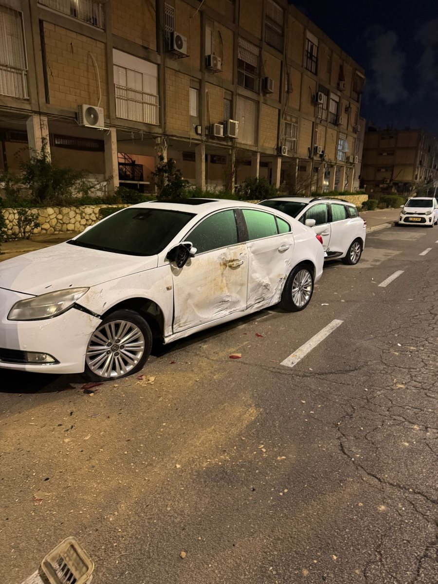 רכבו ההרוס של ג'. קרדיט: צילום פרטי