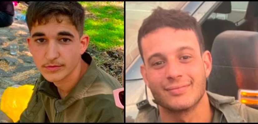 רס"ל במילואים נדב כהן וסמ"ר נחמן רפאל בן עמי ז"ל. קרדיט: דובר צה"ל