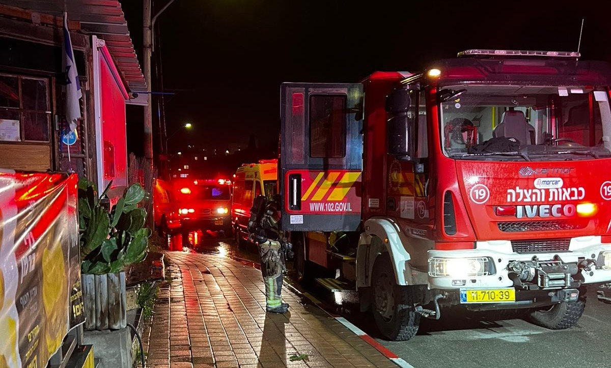 שריפה בבאר שבע. קרדיט: כבאות והצלה