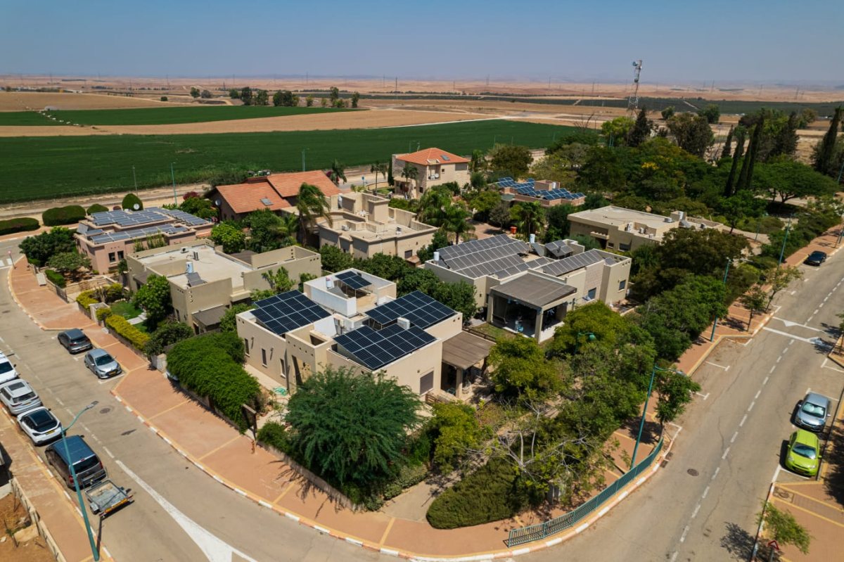 גגות סולאריים בישובים בדרום הארץ קרדיט: אלירן כהן רשות החשמל
