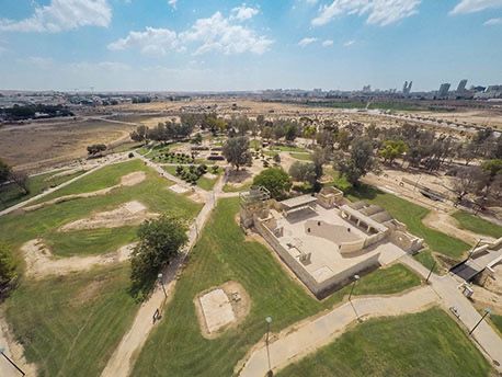 בית אשל ממעוף הציפור. צילום: ארכיון הצילומים של קקל