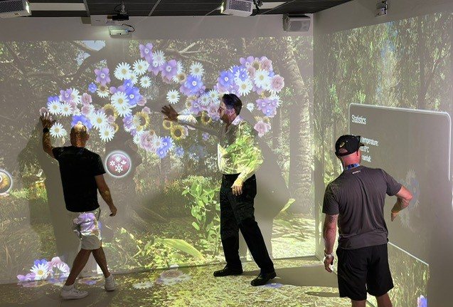 הדגמת שיעור במעבדת הדמיון החדשה בבית ספר הגבעה באופקים. קרדיט: צילום פרטי