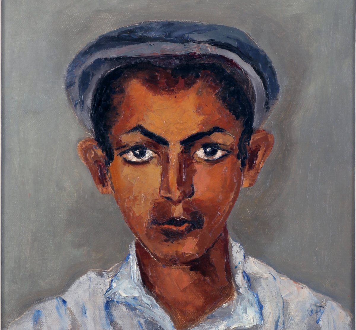 ציונה תגר, דיוקן נעמר תימני, שמן על בד, שנות ה-30 של המאה ה-20, אוסף מוז.