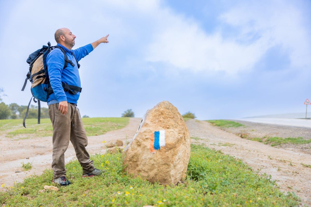 יאיר טיקטין בשביל ישראל. צילום: פרטי