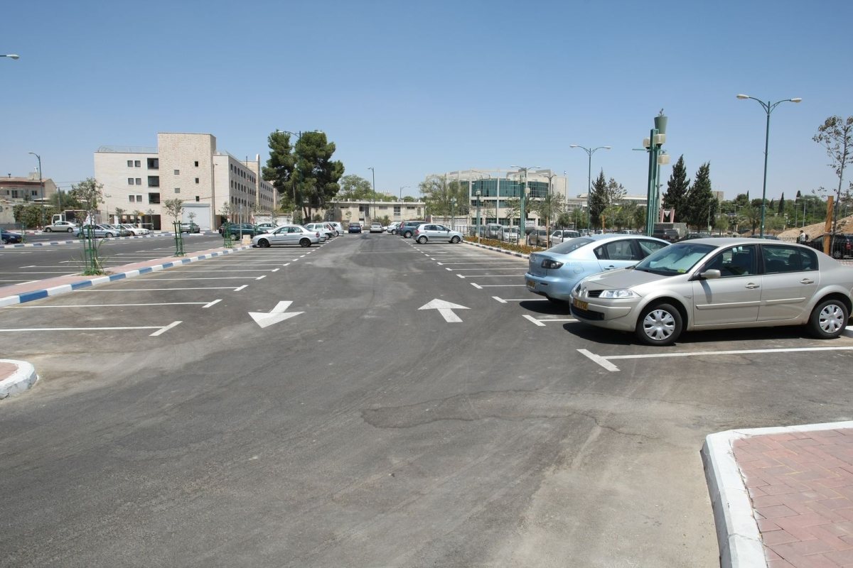 חנייה בבאר שבע. קרדיט: עיריית באר שבע