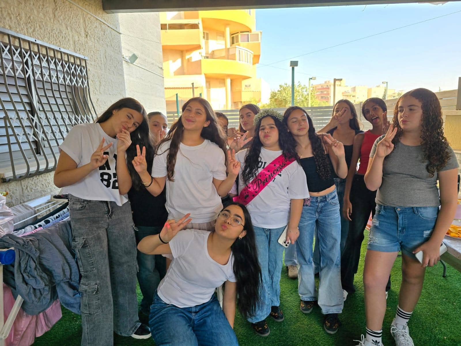 בת מצווה לאלין שמעיה במלחמה. צילום: פרטי