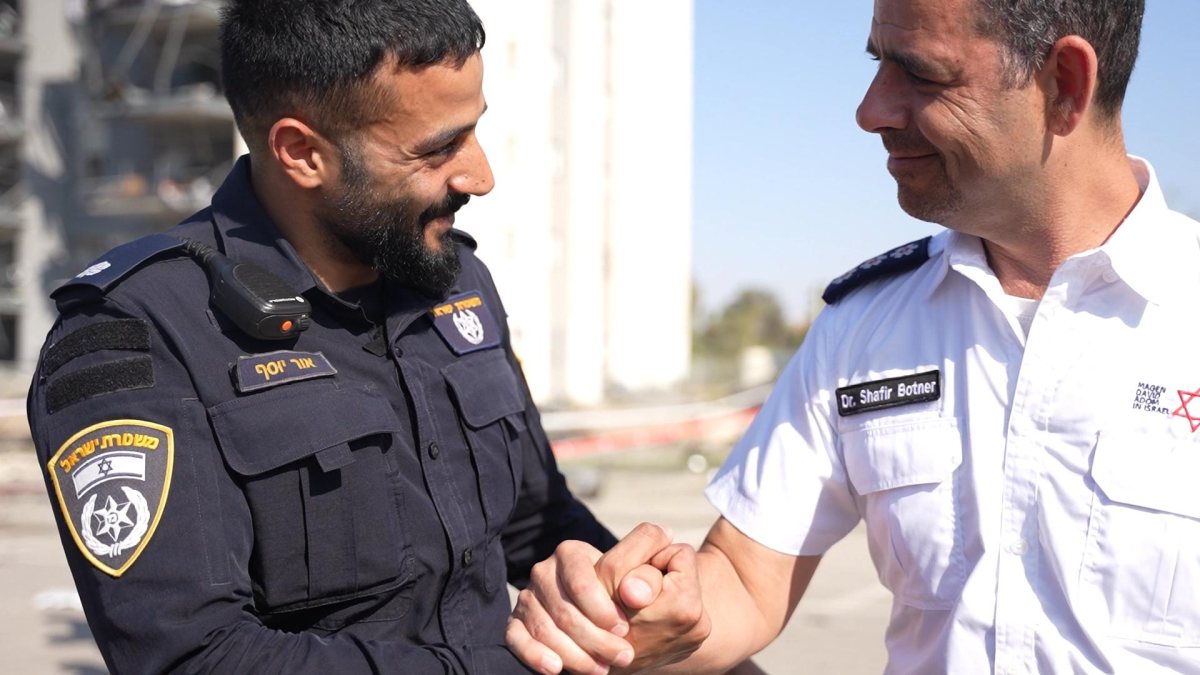 יוסף וד"ר בוטנר. קרדיט: משטרת ישראל