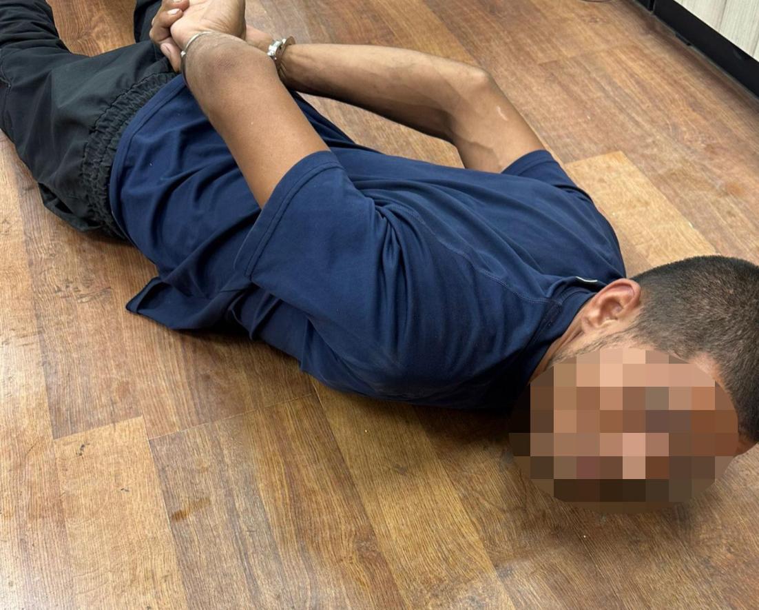 אחד החשודים. קרדיט: משטרת ישראל