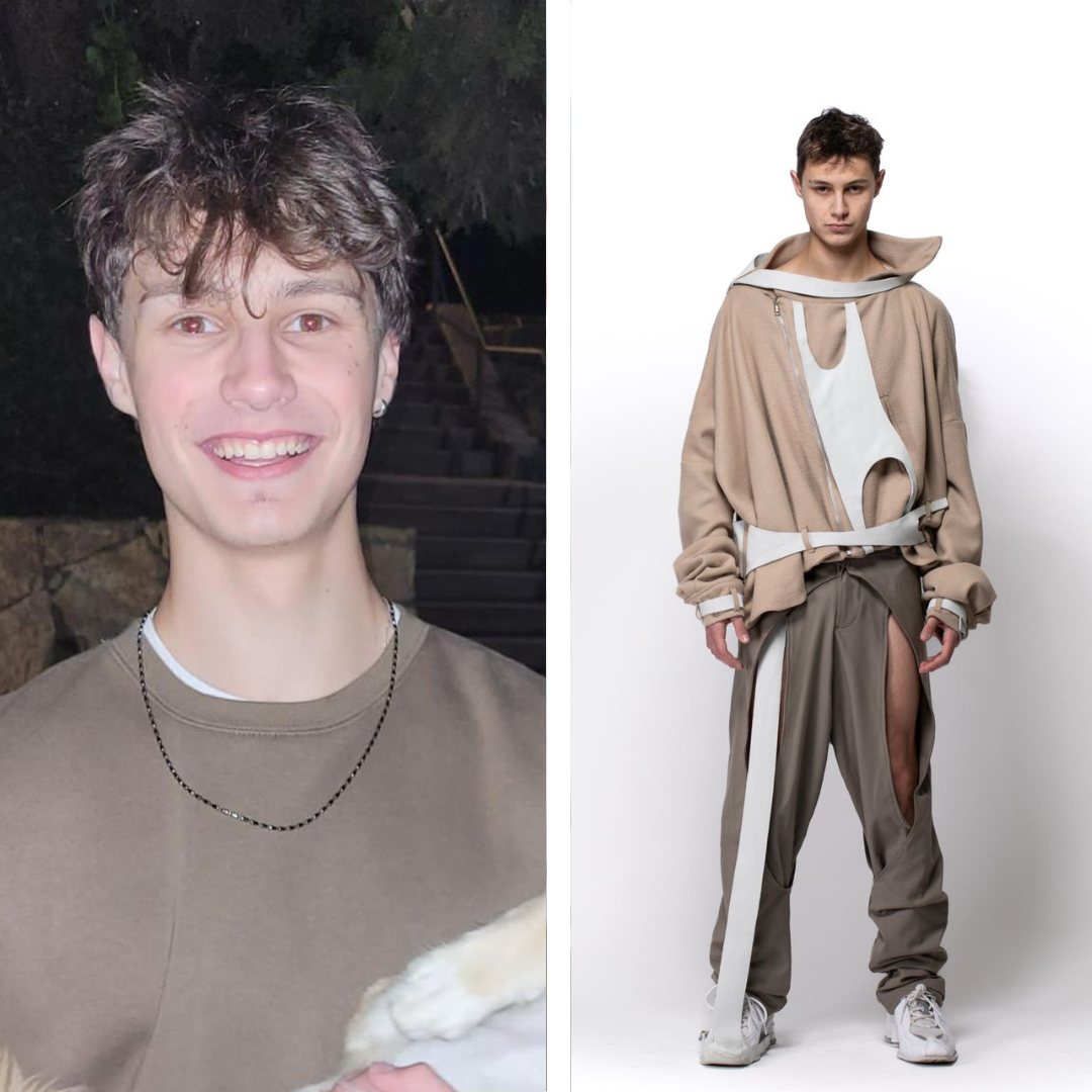 איתן, בזמן שדגמן לפרוייקט בשנקר. עיצורועי יוגב, צילום: אחיקם בן יוסף/דובר צה"ל