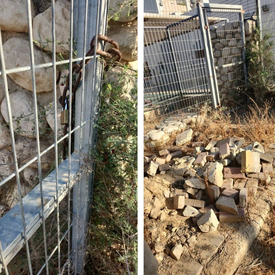 המקלט שנותר סגור בשכונה ג'. קרדיט: תוכן גולשים ע"פ סעיף 27א'