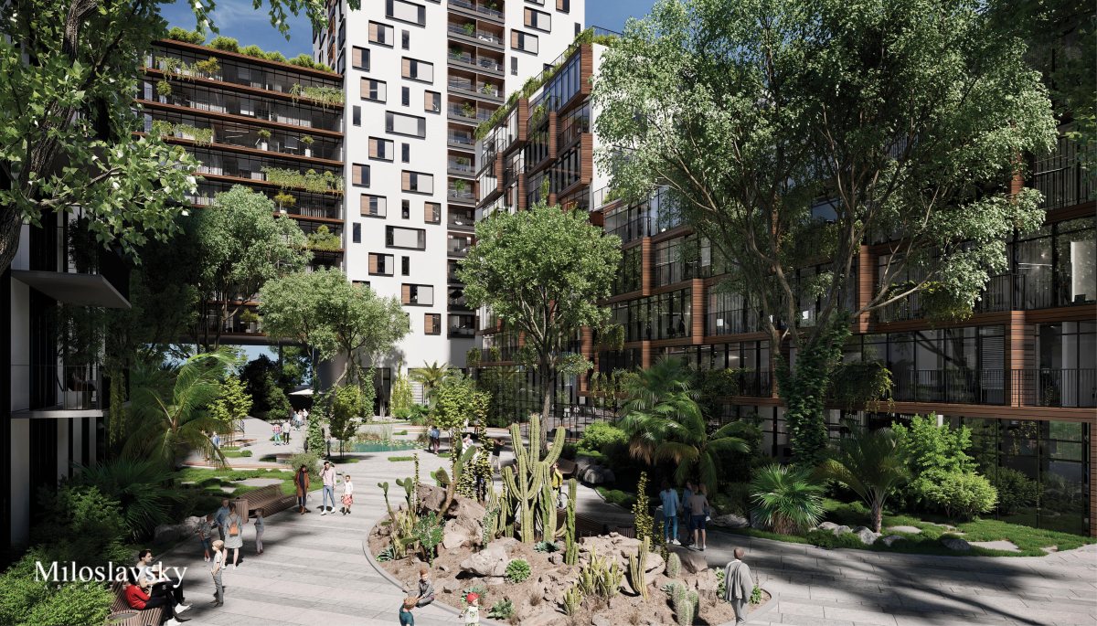 טוביהו הצבי - יזמים אביסרור וי.ח. דמרי, תכנון מילוסלבסקי אדריכלים.