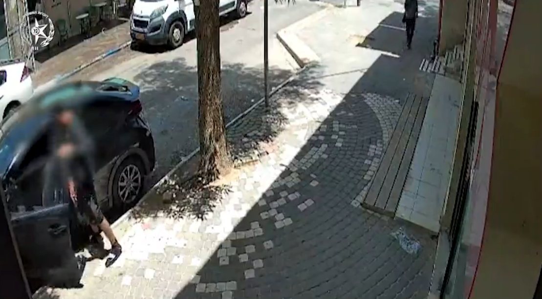 החשוד בפריצות. קרדיט: משטרת ישראל