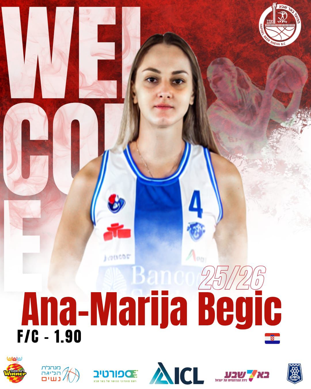 בגיץ'. קרדיט: הפועל ''ICL'' באר שבע/דימונה