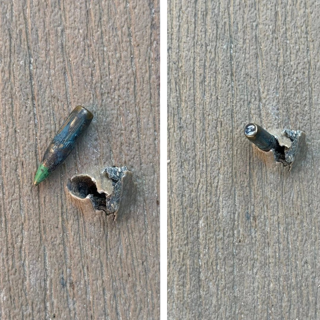 הקליע בביתו של אביטן. קרדיט: תוכן גולשים ע"פ סעיף 27א'