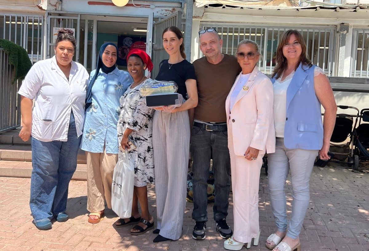 ביקור נשיאת ויצו, ענת וידור - במעון יד ושם בבאר שבע. קרדיט: צילום פרטי