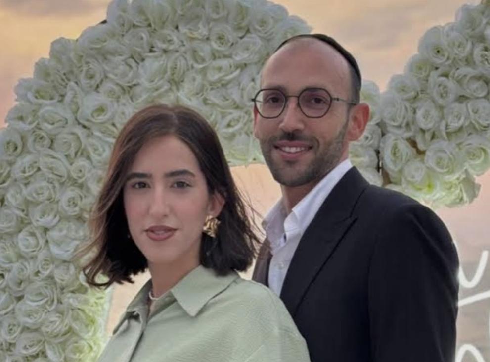 נעמי חיימוב וארוסה אבנר. צילום: באדיבות המצולם