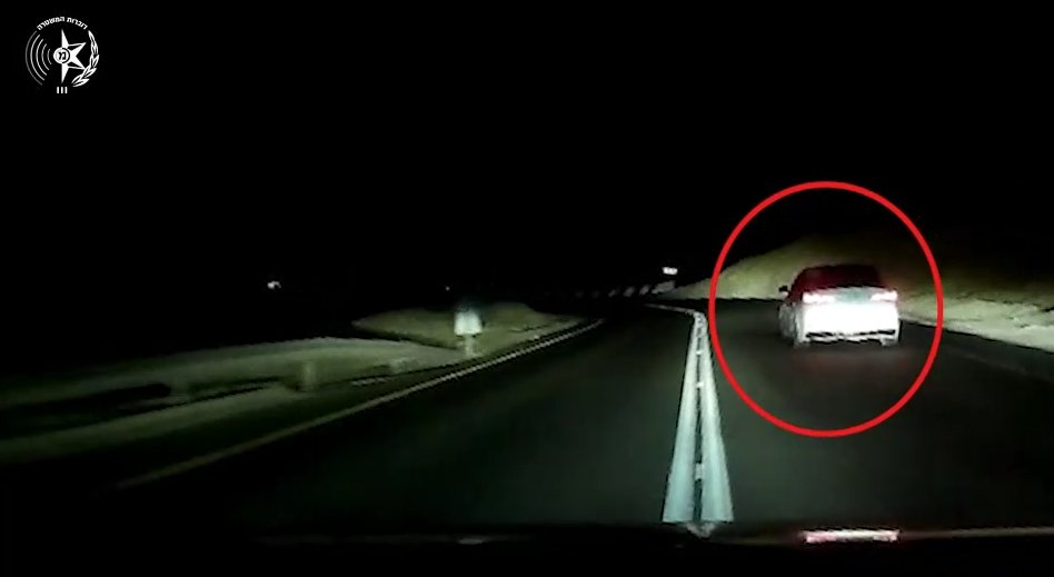 רכבו של החשוד. קרדיט: משטרת ישראל