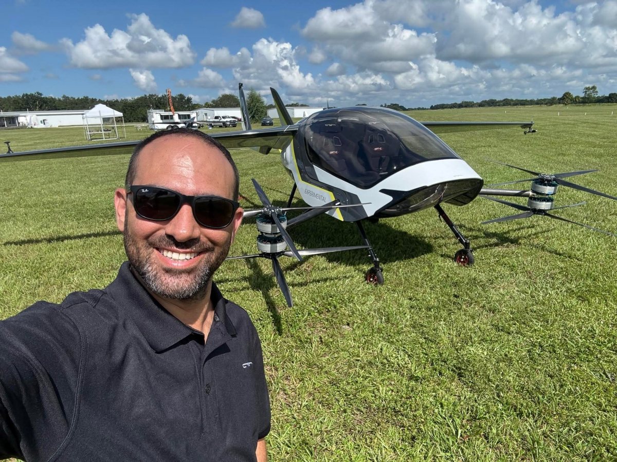 עומר דהן, הטייס של AIR. צילום: פרטי