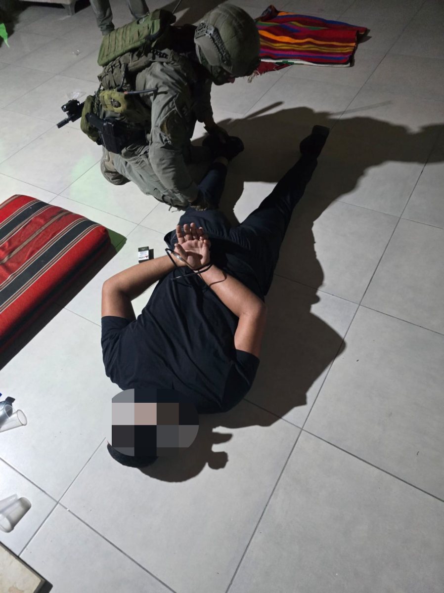 אחד החשודים. קרדיט: משטרת ישראל