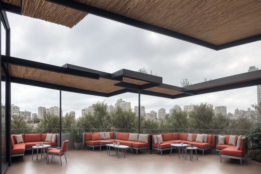 NOVITA  סגירת חורף למרפסת,פרגולות אלומיניום