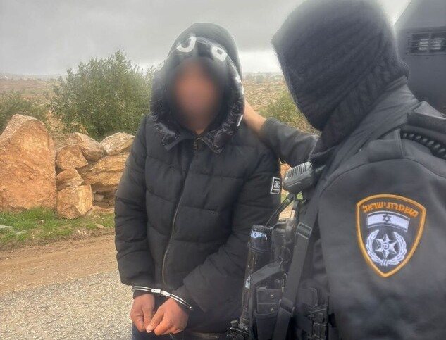 אחד החשודים. קרדיט: משטרת ישראל