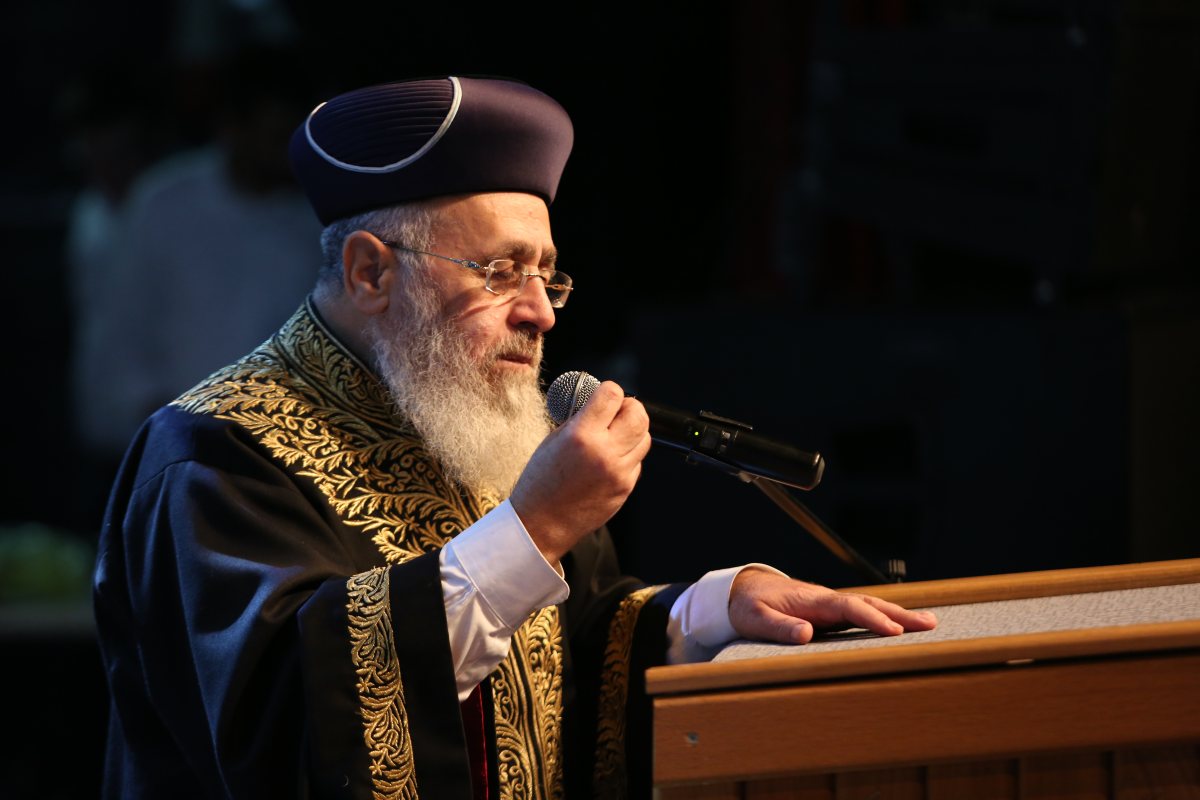 הרב יצחק יוסף. קרדיט: Shutterstock