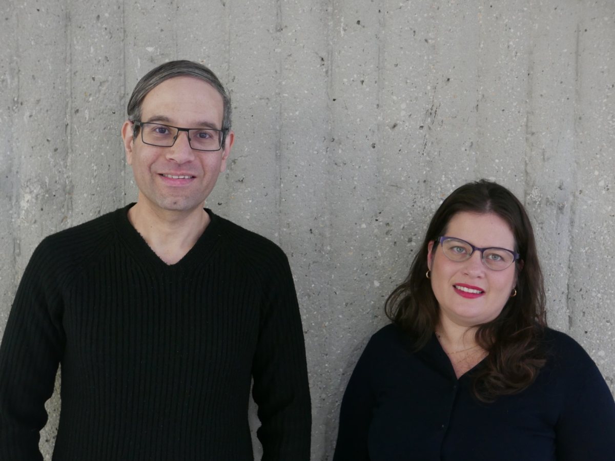 מימין לשמאל - ד''ר טלי ידלין, ד''ר אביעד אלישר. קרדיט צילום - שי שבתאי.