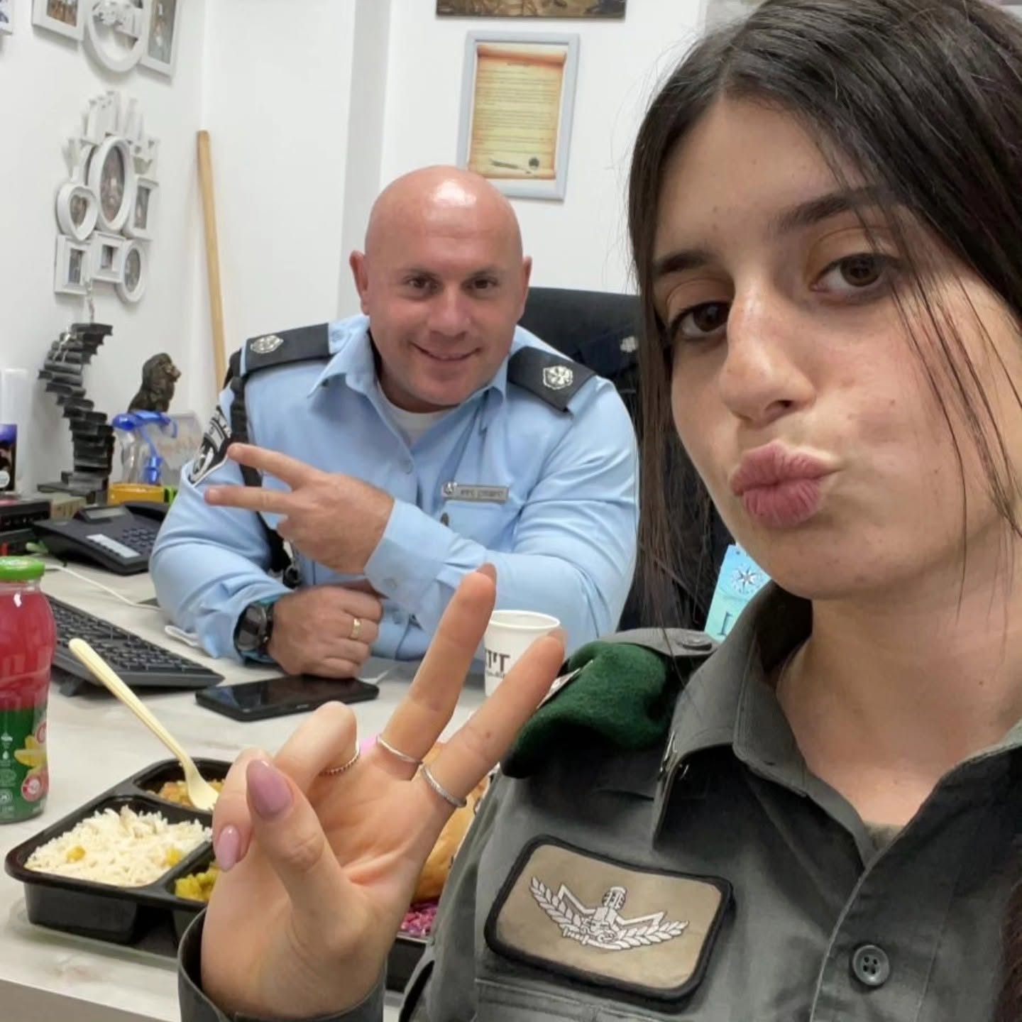 ליאל עם אביה איציק בוזוקשווילי ז"ל. צילום: פרטי