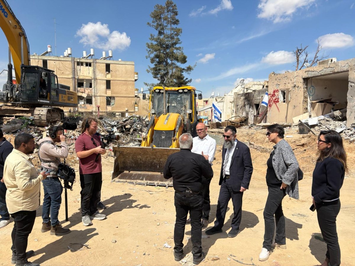 סיור בשטח עם מנכ"ל מינהל התכנון רפי אלמליח. קרדיט: מינהל התכנון