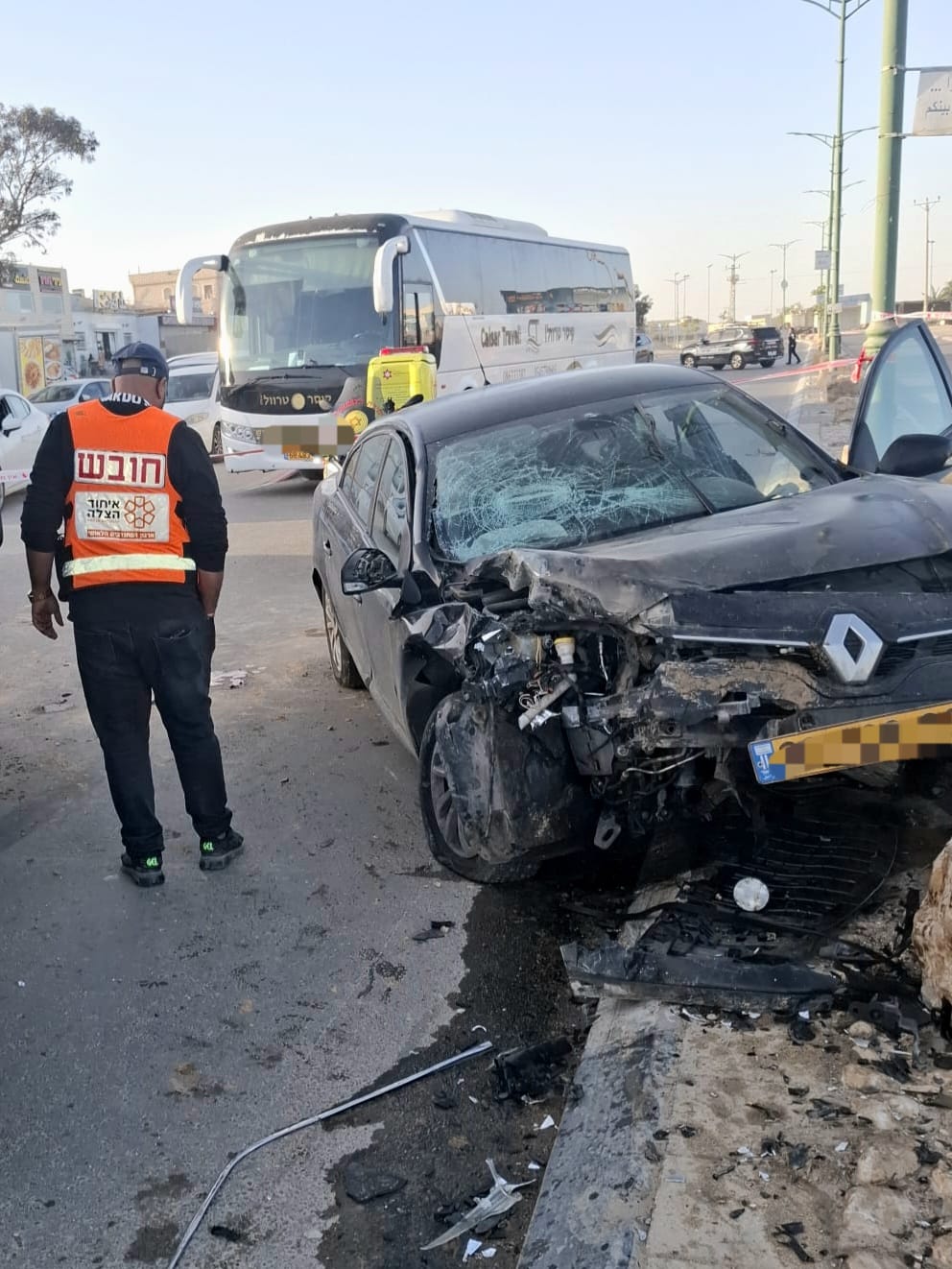 זירת הרצח בשגב שלום. קרדיט: איחוד הצלה