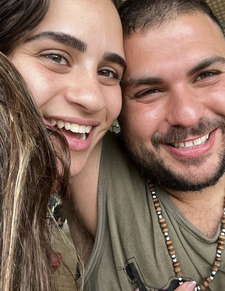 אסף זגה עם אשתו טל. צילום: פרטי