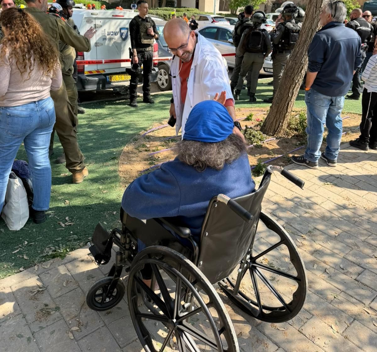 ד"ר סרוסי בזירה. קרדיט: מכבי שירותי בריאות