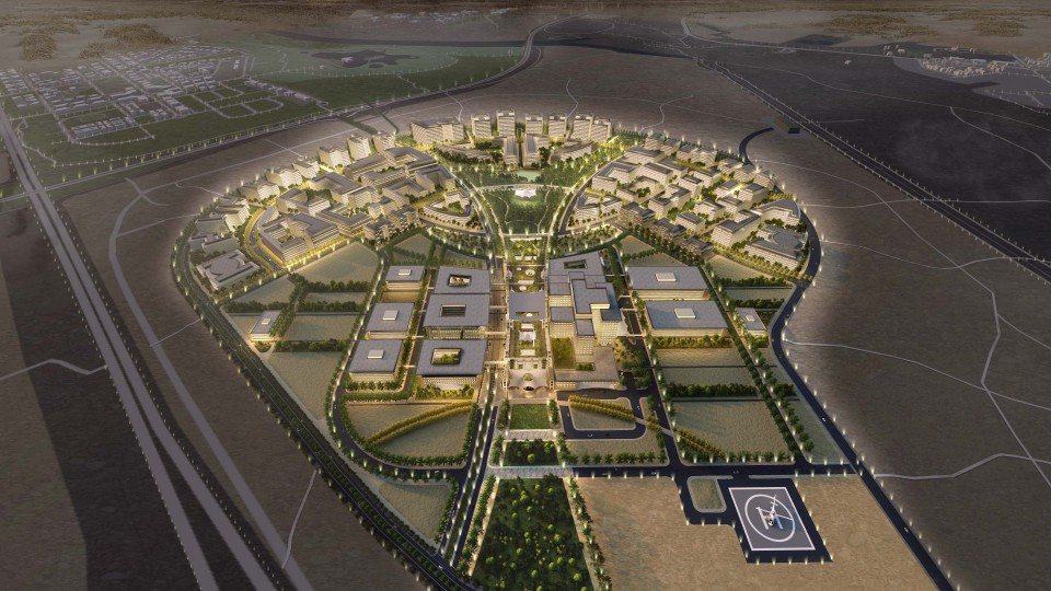 "שיבא - עוגן כלכלי ותעסוקתי ענק". קרדיט: רובינשטיין עפר אדריכלים ו-FARROW PARTNERS