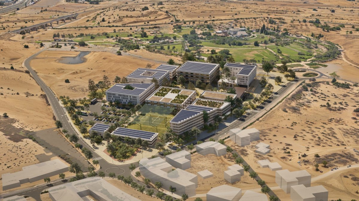 "כפר הציוני ימשוך אלפי צעירים מהעולם". קרדיט: HQ Architects