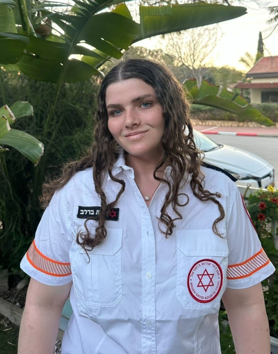 פראמדיקית מד"א, עמית בר לב. קרדיט: מד"א