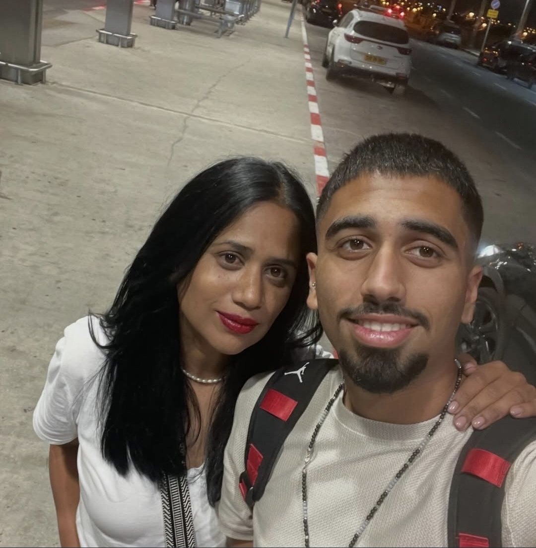 שרית ובנה בן כהן ז"ל. צילום: אינסטגרם