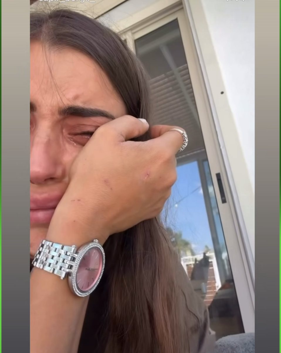 ספיר בורגיל מבכה את מות כלבתה האהובה