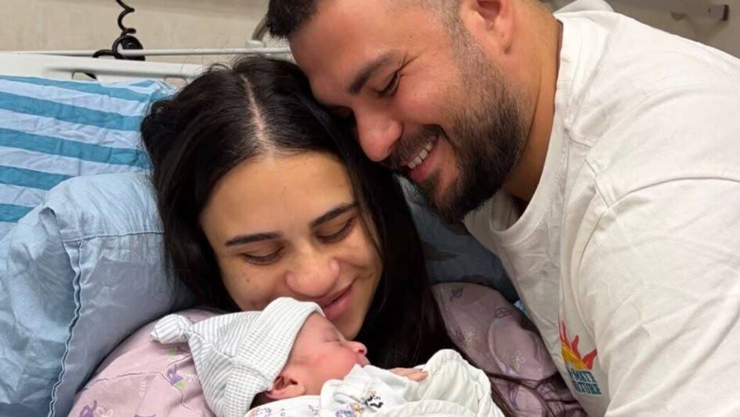 אסף זגה ואשתו הביאו בת לעולם. צילום: מתוך אינסטגרם