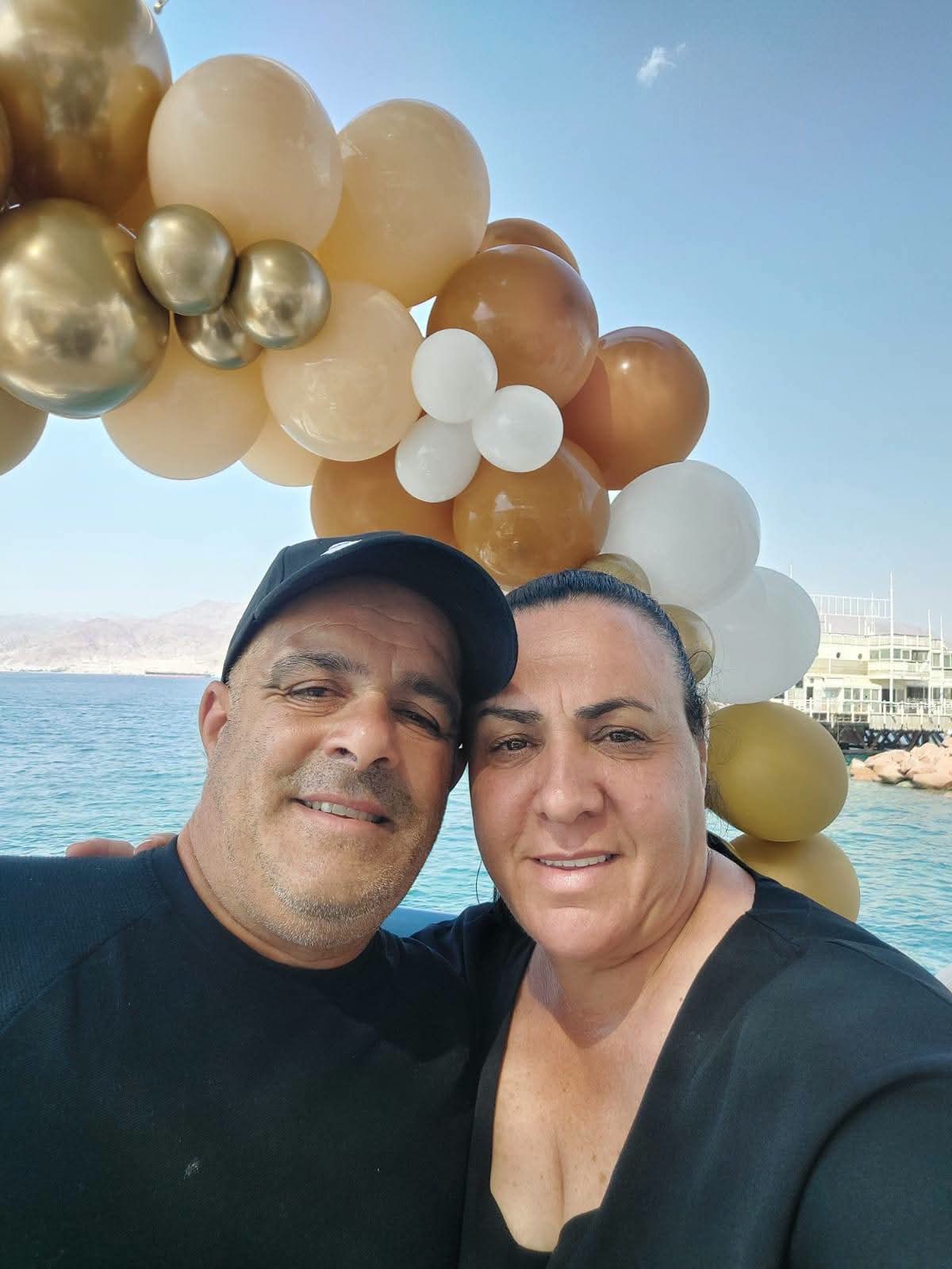 אבלין עם בעלה קובי ז"ל