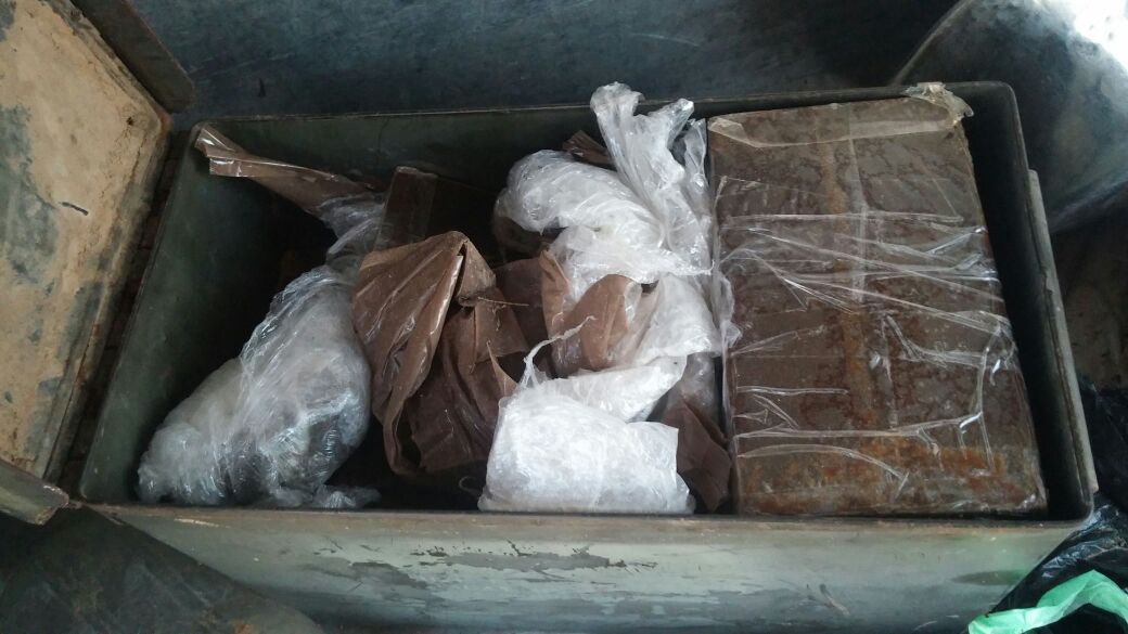 הסמים שנתפסו. צילום: דוברות משטרה
