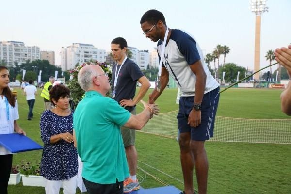 אלוף ישראל ב-110 מטר משוכות, מאור סגד. צילום: מרק נומדר אלוף ישראל ב-110 מטר משוכות, מאור סגד. צילום: מרק נומדר