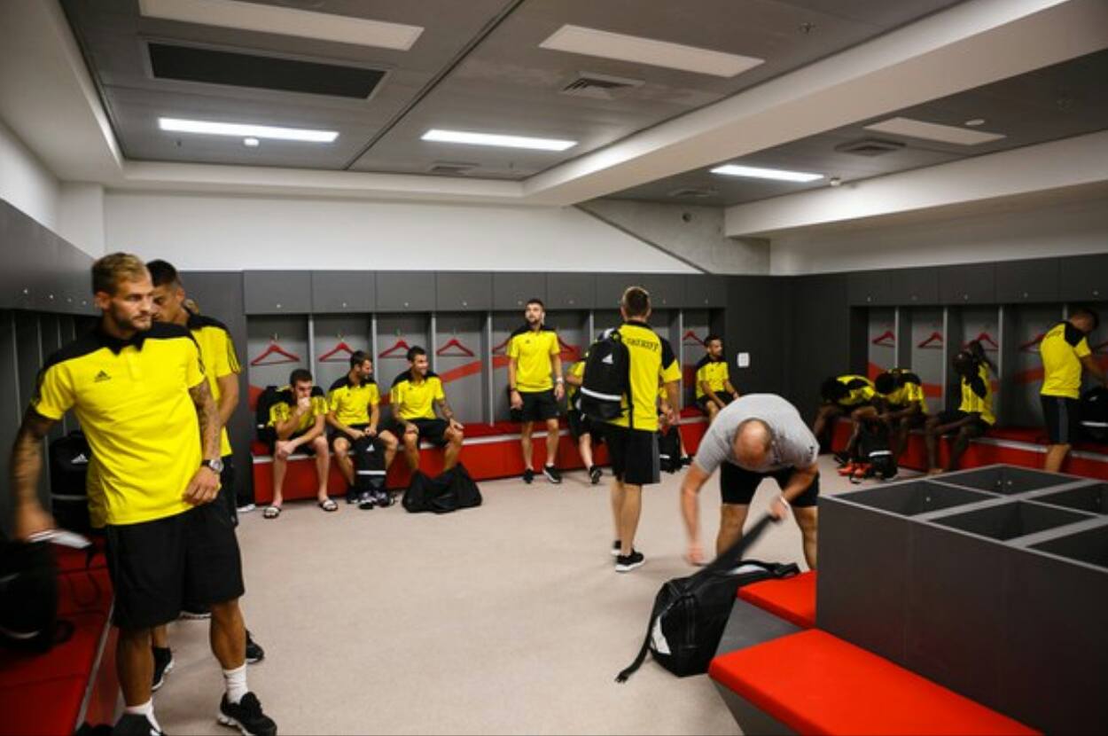 הקבוצה המולדובית כבר מתאמנת בטרנר. צילום באדיבות 'וסרמיליה'